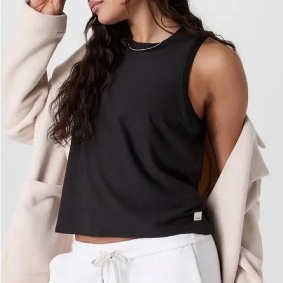 Vuori Energy Sleeveless Muscle Tank Top Black Small - Picture 1 of 7